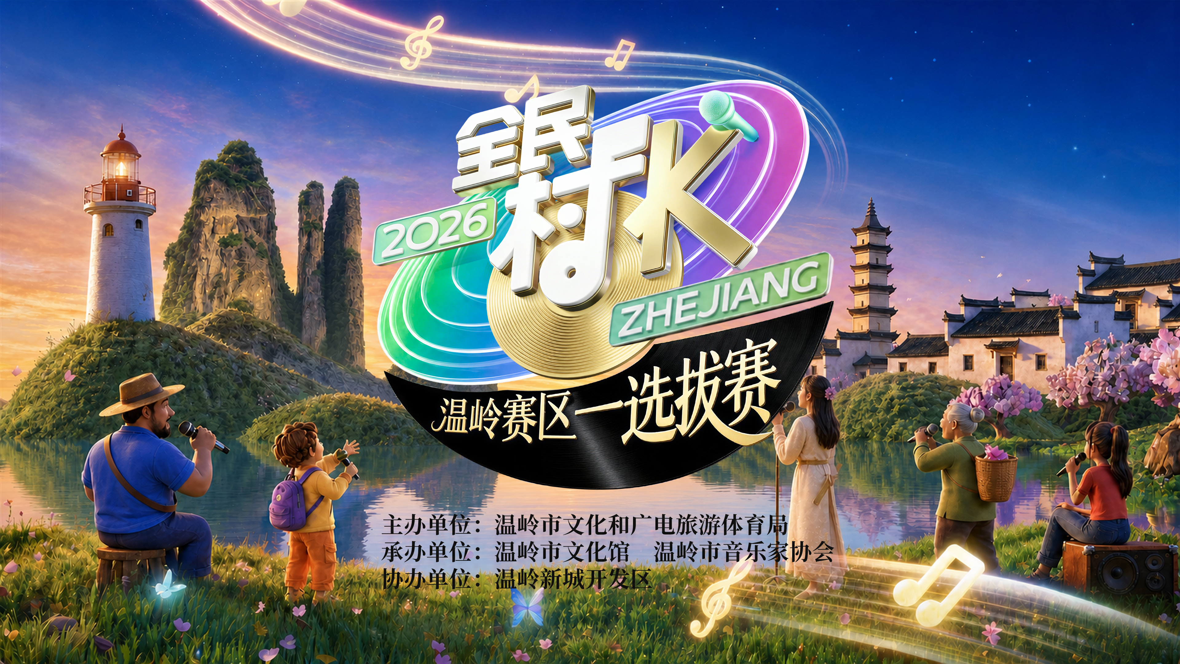 2026浙江省&ldquo;全民村K&rdquo;温岭市选拔赛